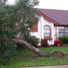 Hurricane Charley from Ovideo, Florida